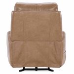 Raze Leather Power Lift Recliner With Articulating Headrest And Lumbar In Light Brown - Image 8