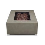 Real Flame Aegean 50″ Rectangle Propanes Gas Outdoor Fire Tables - Image 3