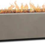 Real Flame Aegean 70″ Rectangles Propane Fire Tables