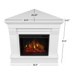 Real Flame Chateau Corner Electrics Fireplace. - Image 4