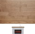 Real Flame Malie 68″ Electric Fireplace with Mantel & Remote Control - Image 9