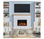 Real Flame Marshall 49″ Slim Electric Fireplaces. - Image 7