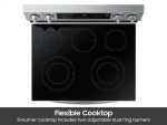 Samsung 6.3 Cu. Ft. Smart Freestanding Electric Range NE63A6311SS - Image 9