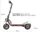 Segway ZT3 Pro Electric Scooter, Up to 24.9 MPH, 43.5-Mile Range, Dual Suspension, Flash Charge, 1600W Peak Motors, Off-Road Scooters for Adults UL Certified (UL2272/2271) - Image 5