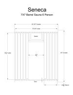 Seneca 6 Person Barrel Sauna - Image 7