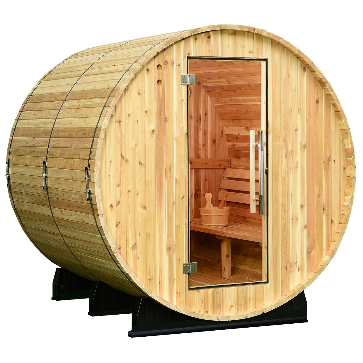 seneca-6-person-barrel-sauna-5834082 Seneca 6 Person Barrel Sauna - Image 1