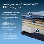 Serta iSeries NXG 1500 Luxury Firm Mattress - Cooling Foam Core Support - Image 2