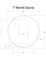 Shenandoah 4 Person Barrel Sauna - Image 15