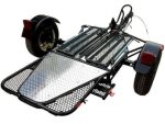 Single Rail Motorcycle Trailer – Compact, Easy-to-Tow Hauler for One Bike - Prioka