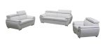 Sterling Leather Seating Set – White - Image 9