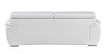 Sterling Leather Sofa – White - Image 5
