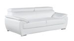 Sterling Leather Sofa – White - Image 6