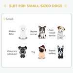 Stylish Dog Kennel, Wooden & Wire End Table Furniture with Cushion & Lockable Magnetic Doors, Small Size Pet Crate Indoor Animal Cage, Brown - Image 4