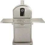 Summerset ‘The Oven’ Outdoor Freestanding Large Capacity Gas Ovens with Pizza Stones, Smoker Box and Mobile Cart, 304 Stainless Steel Construction, Natural Gas - Prioka