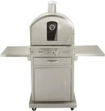 Summerset ‘The Oven’ Outdoor Freestanding Large Capacity Gas Ovens with Pizza Stones, Smoker Box and Mobile Cart, 304 Stainless Steel Construction, Natural Gas - Prioka