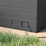 Suncast 8 ft. x 7 ft. Cabana Entertainment Resin Shed with Floor - Image 5