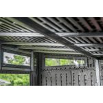 Suncast Modernist 10 ft. x 7 ft. Barn Door Resin Storage Shed - Image 6