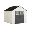 Suncast Tremont 8 ft. x 10 ft. Storage Shed with Floors – Ice Cube|BMS8125 - Image 4