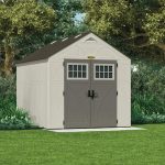 Suncast Tremont 8 x 10 ft. Resin Outdoor Storage Shed with Floor, Model BMS8100 - Image 2