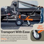 SuperHandy 2800-lb Capacity 3-Wheel Orange Steel Dolly GUO041 - Image 6