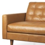 The Bellmore – Brown Leather Sofa - Image 4