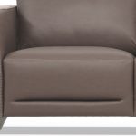 The Belmont – Taupe Leather Sofa with Black Legs - Image 4
