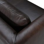 The Corvane – Dark Brown Leather Sofa - Image 2