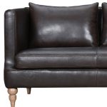 The Corvane – Dark Brown Leather Sofa - Image 3