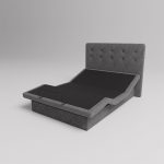 The Dawn House Bed - Adjustable Base Split King Ivory - Floor Model - Image 6
