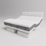The Dawn House Bed - Adjustable Base Split King Ivory - Floor Model - Image 15
