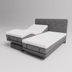 The Dawn House Bed - Adjustable Base Split King Ivory - Floor Model - Image 11
