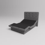 The Dawn House Bed - Adjustable Base Split King Ivory - Floor Model - Image 2