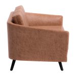 The Harrow – Brown Faux Leather Sofa - Image 6