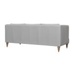 The Ravello – Gray Leather Sofa - Image 6