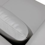 The Ravello – Gray Leather Sofa - Image 3