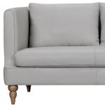 The Ravello – Gray Leather Sofa - Image 8