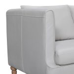 The Ravello – Gray Leather Sofa - Image 5