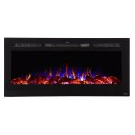 The Sideline 45 Inch Recessed Smart Electric Fireplace 80025 - Prioka