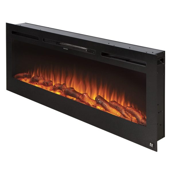The Sideline 50 Inch Recessed Smart Electric Fireplace 80004 - Prioka