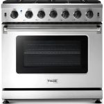 Thor Kitchen LRG3601U 36-Inch Professional Freestanding Gas Range with Convection Oven, Stainless Steel - Prioka