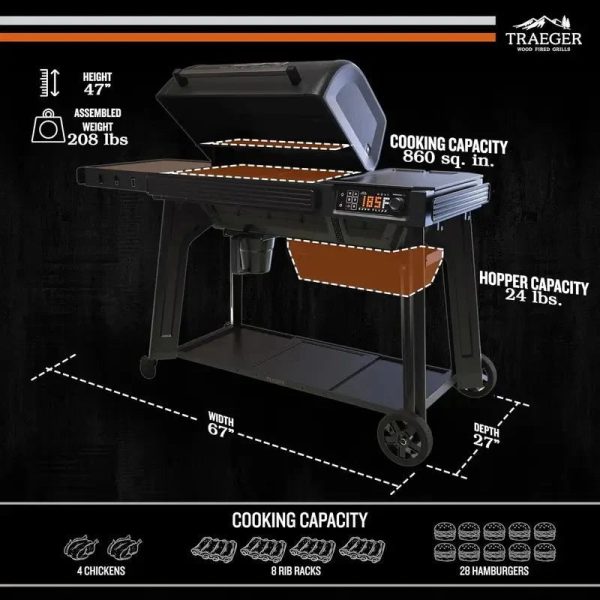 Traeger Woodridge Pro Pellet Grills - Prioka