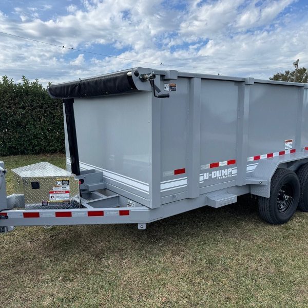 U-DUMP Low Profile Dump Trailer | 83″X14’X48″ | Telescopic | 831414T-48-LP - Prioka