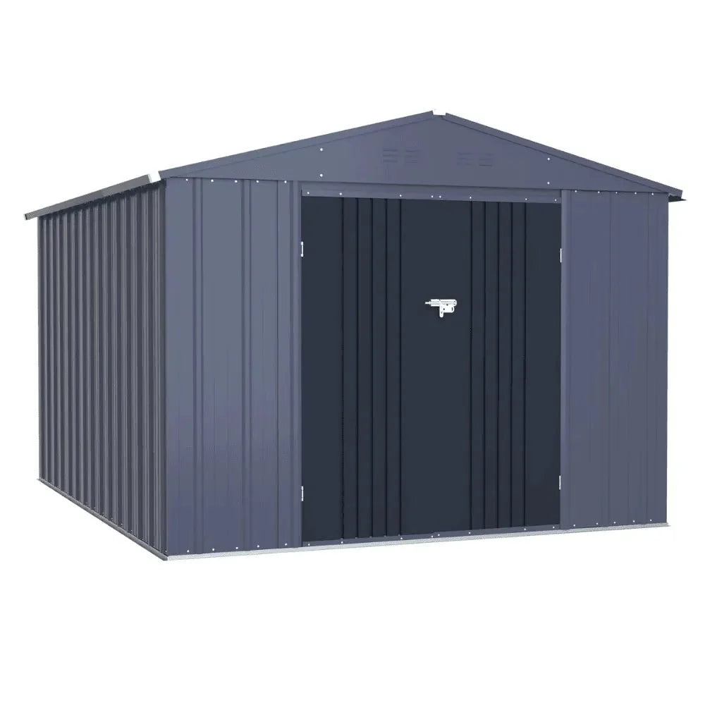 veikous-8-x-12-foot-outdoor-storage-shed-with-lockable-door-and-vents-8252510 Veikous 8 x 12 Foot Outdoor Storage Shed with Lockable Door and Vents - Prioka