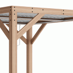 Yardistry Structures 13 x 11 ft Cedar Louvered Roof Pergola - Image 6