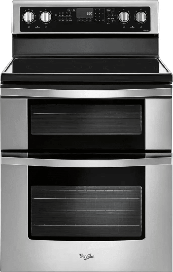 whirlpool-67-cu-ft-electric-double-oven-range-with-true-convection-9210573 Whirlpool 6.7 Cu. Ft. Electric Double Oven Range with True Convection - Image 1