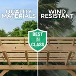 Yardistry Meridian Pergola Natural Cedar 10 ft×22 ft - Image 8
