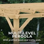 Yardistry Meridian Pergola Natural Cedar 10 ft×22 ft - Image 4