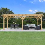 Yardistry Meridian Pergola Natural Cedar 10 ft×22 ft - Image 3