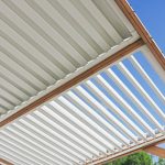 Yardistry Structures 13 x 11 ft Cedar Louvered Roof Pergola - Image 5