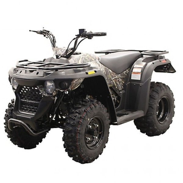 Youth MSA150 ATV – Camo 150cc Utility Quad Bike with Front & Rear Cargo Racks, Off-Road All-Terrain ATV - Prioka
